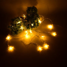 USB Powered 20 LED Decorative Star String Fairy Lights