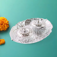 Leaf Shape Special Puja Thali (1 Pc / Mix Design)