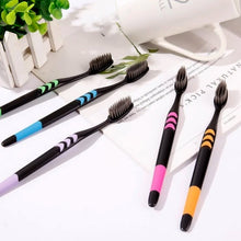 Soft Toothbrush With Plastic Round Box for Men and Women, Kids, Adults Plastic Toothbrush (10 pcs Set)