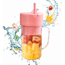 Portable Crusher Juicer With Handle & Straw, USB Rechargeable Multi Blades (420 ML)