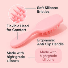 Multipurpose Silicone Scalp Massager Shampoo Brush (1 Pc)