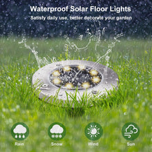 Solar Powered LED Garden Lights (4 Pc)