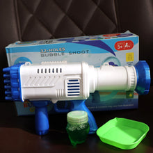 32 Holes Big Powerful Machine Bubble Gun Toys (1 Set)