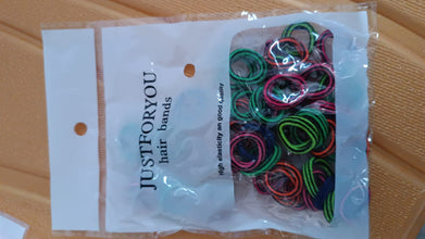 Small Ponytail Holder Bands for Hair Rubber Bands (Pack of 50 / Multicolour), Hair accessories