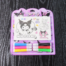 Coloring Book for Kids 6 Sheets with 6 Colorful Markers  (1 Set)