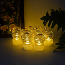 LED Ball Shaped Decorative Light with Mesh Cover (12 Pc / Set)