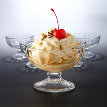 Premium Glass Ice Cream Dessert Bowl 6 Pc Set